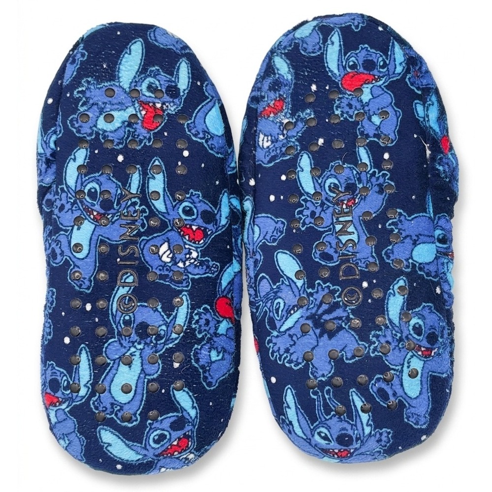 Disney Lilo & Stitch Plush Women's Size 6 Cozy Comfort Slipper Socks House Shoes - Picture 5 of 8